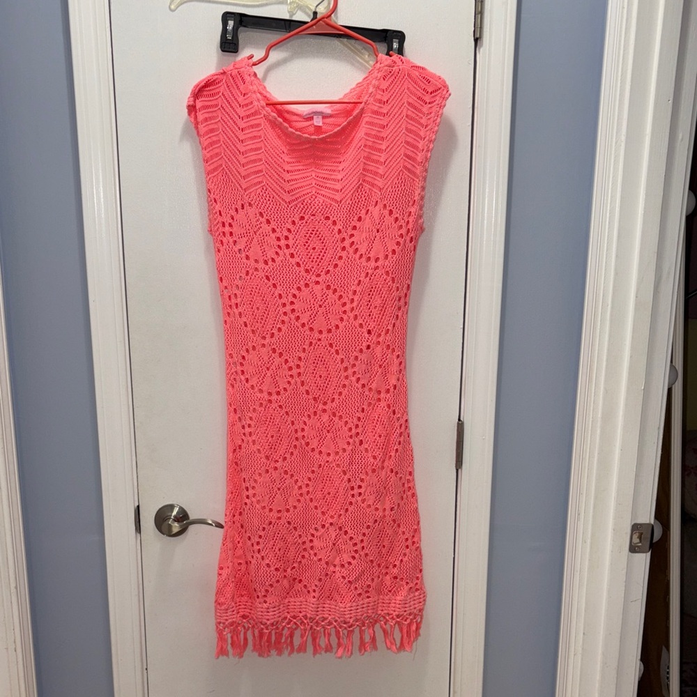 Lilly Pulitzer Crochet Sleeveless Dress size medium